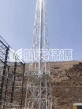 山西興縣50米塔架不銹鋼煙囪項目（口徑DN800mm，高度50m)